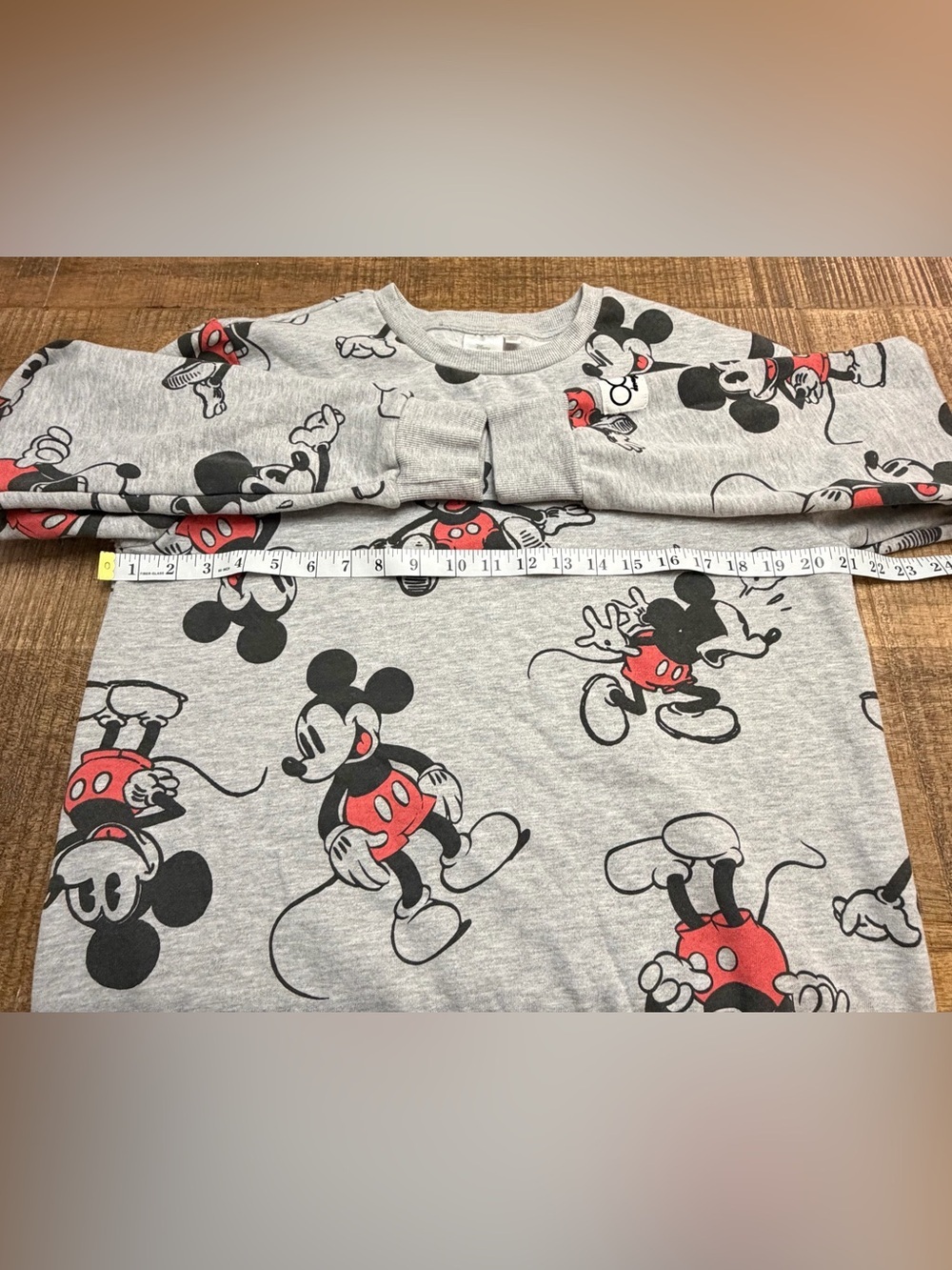 Disney Grey Sweatshirt with Black Graphic Detail - Picture 6 of 7